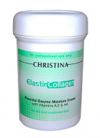 Christina CHR101 Elastin Collagen Placental Enzyme Moisture Cream with Vit. A, E & HA – Увлажняющий крем с плацентой, энзимами, коллагеном и эластином для жирной и комбинированной кожи. 250ml - Интернет-магазин косметики «Гримерка», Екатеринбург