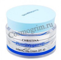 Christina CHR745 Fluoroxygen+C IntenC Day Cream SPF-40  Интенсивный осветляющий крем для лица с сSPF-40  50ml. - Интернет-магазин косметики «Гримерка», Екатеринбург