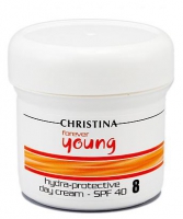 Christina CHR206 Forever Young Hydra Protective Day Cream SPF-40 (шаг 8) Дневной гидрозащитный крем с SPF-40 150ml - Интернет-магазин косметики «Гримерка», Екатеринбург