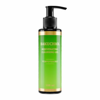 Perfotesoro BAKUCHIOL Rejuvenating Cleansing Gel Бакучиол Омолаживающий гель для очищения кожи, 200 ml - Интернет-магазин косметики «Гримерка», Екатеринбург